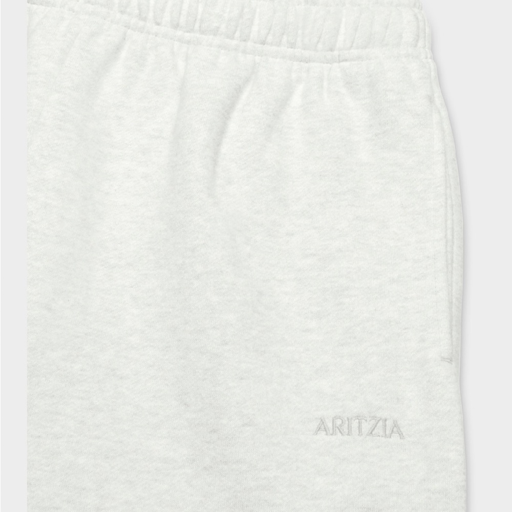 Aritzia sweatfleece cozy sweatpants mega in heather cloud white - Picture 7 of 11